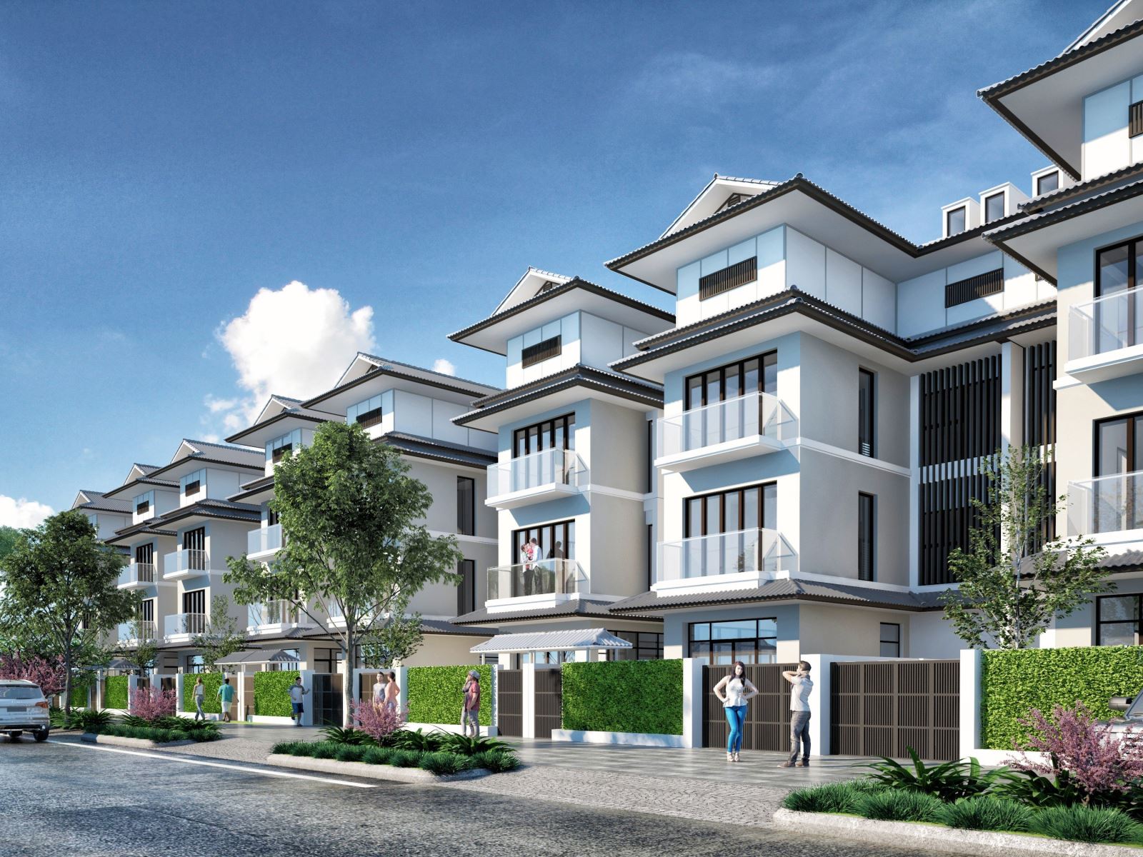 Phục Hưng Holdings đẩy nhanh tiến độ thi công các hạng mục hoàn thiện công trình Biệt thự An Vượng Villa – Lô K7 khu Đô thị mới Dương Nội, Hà Nội