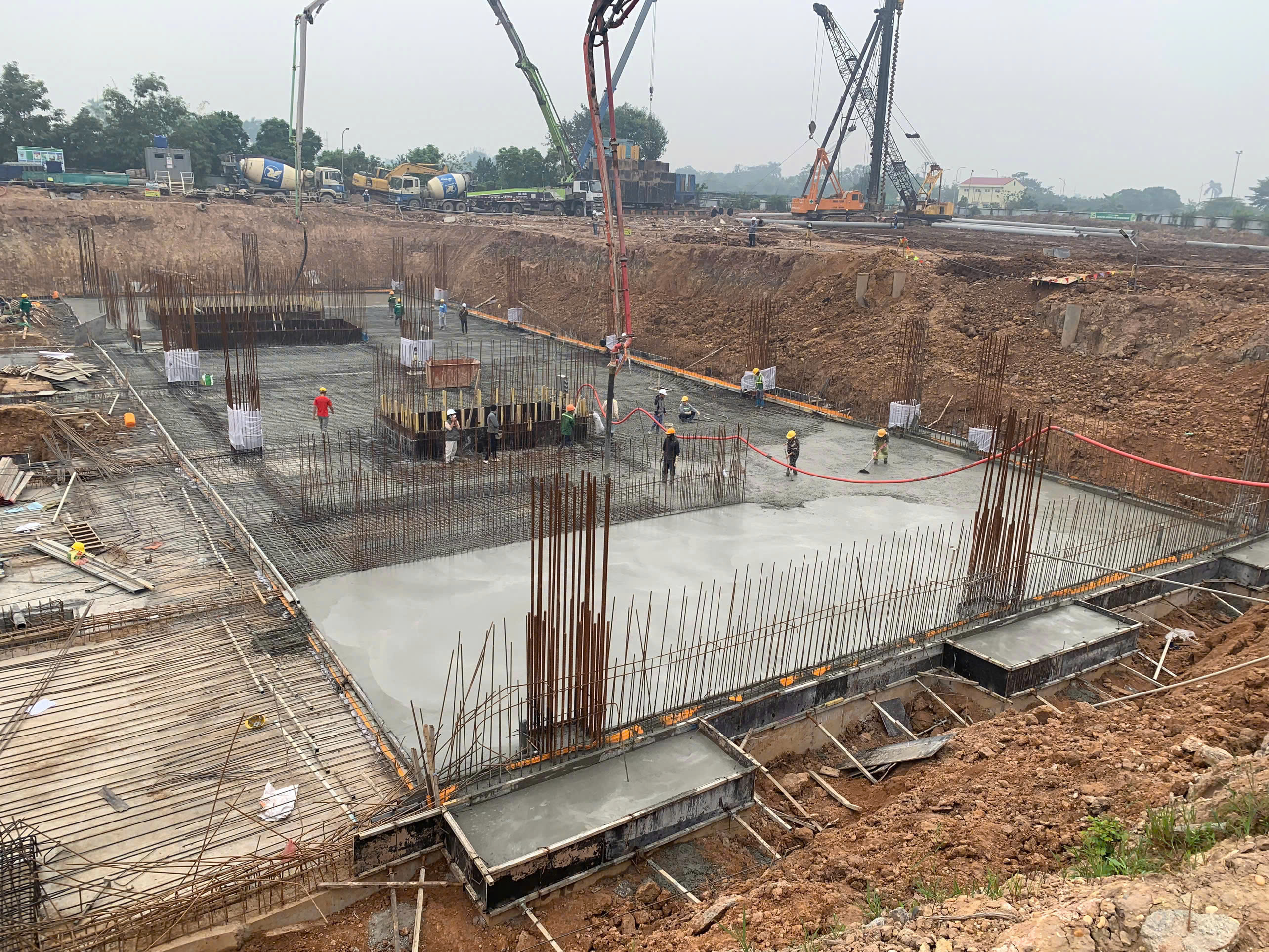 TIẾN ĐỘ THI CÔNG DỰ ÁN BỆNH VIỆN ĐA KHOA QUỐC TẾ VIETSING