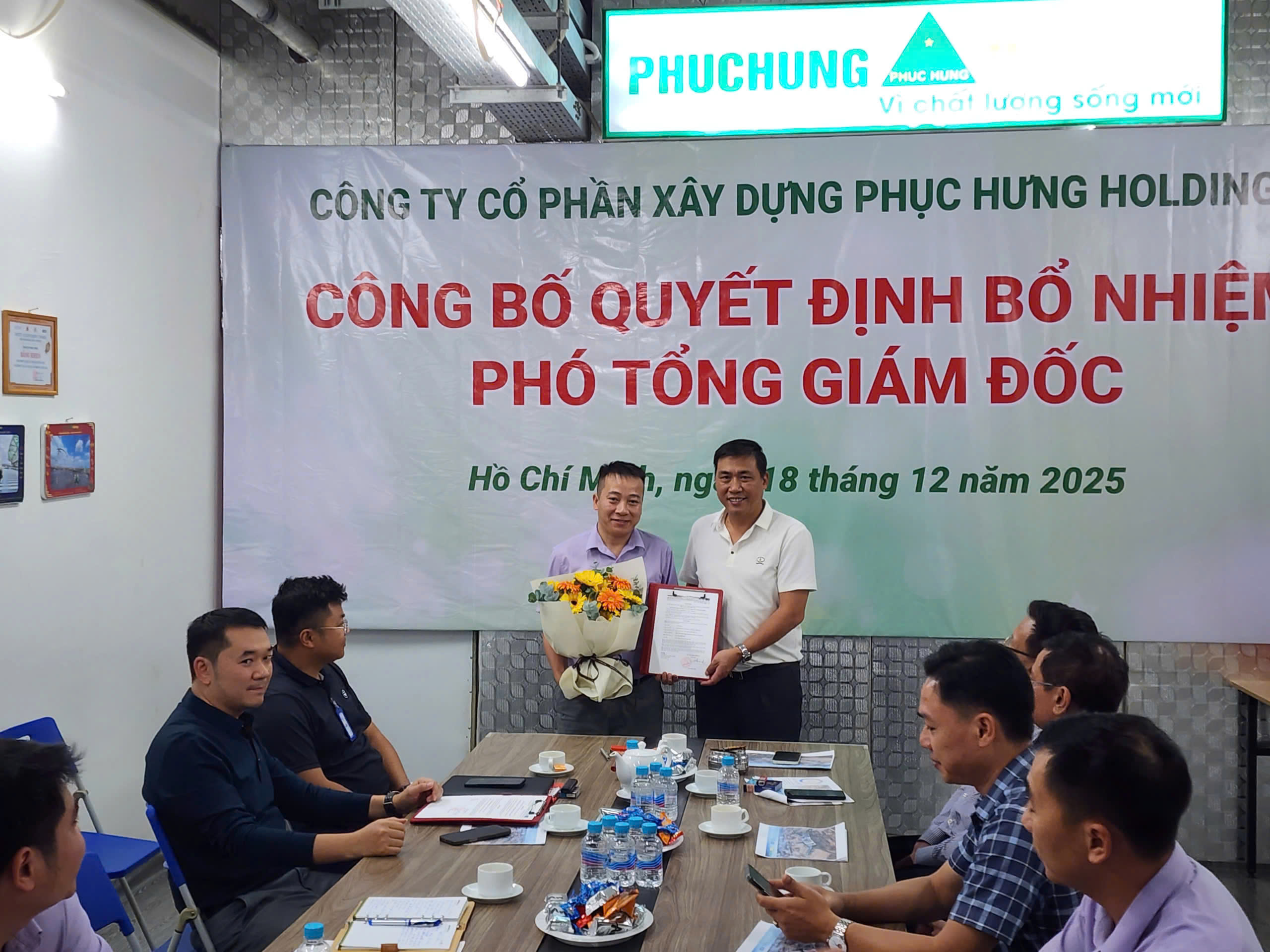 PHỤC HƯNG HOLDINGS BỔ NHIỆM PHÓ TỔNG GIÁM ĐỐC
