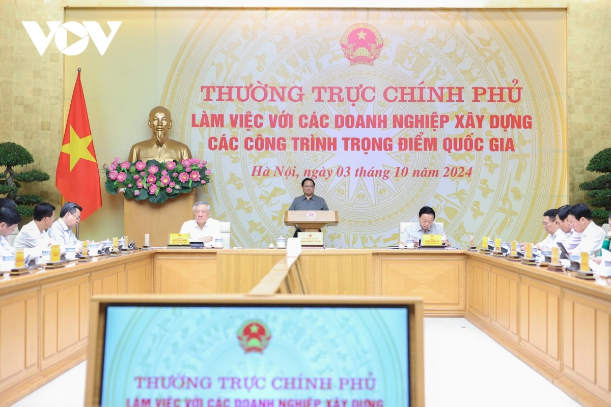 LÃNH ĐẠO PHỤC HƯNG HOLDINGS THAM DỰ BUỔI LÀM VIỆC VỚI THỦ TƯỚNG CHÍNH PHỦ VỀ THÁO GỠ KHÓ KHĂN TRONG THI CÔNG CÁC CÔNG TRÌNH TRỌNG ĐIỂM QUỐC GIA