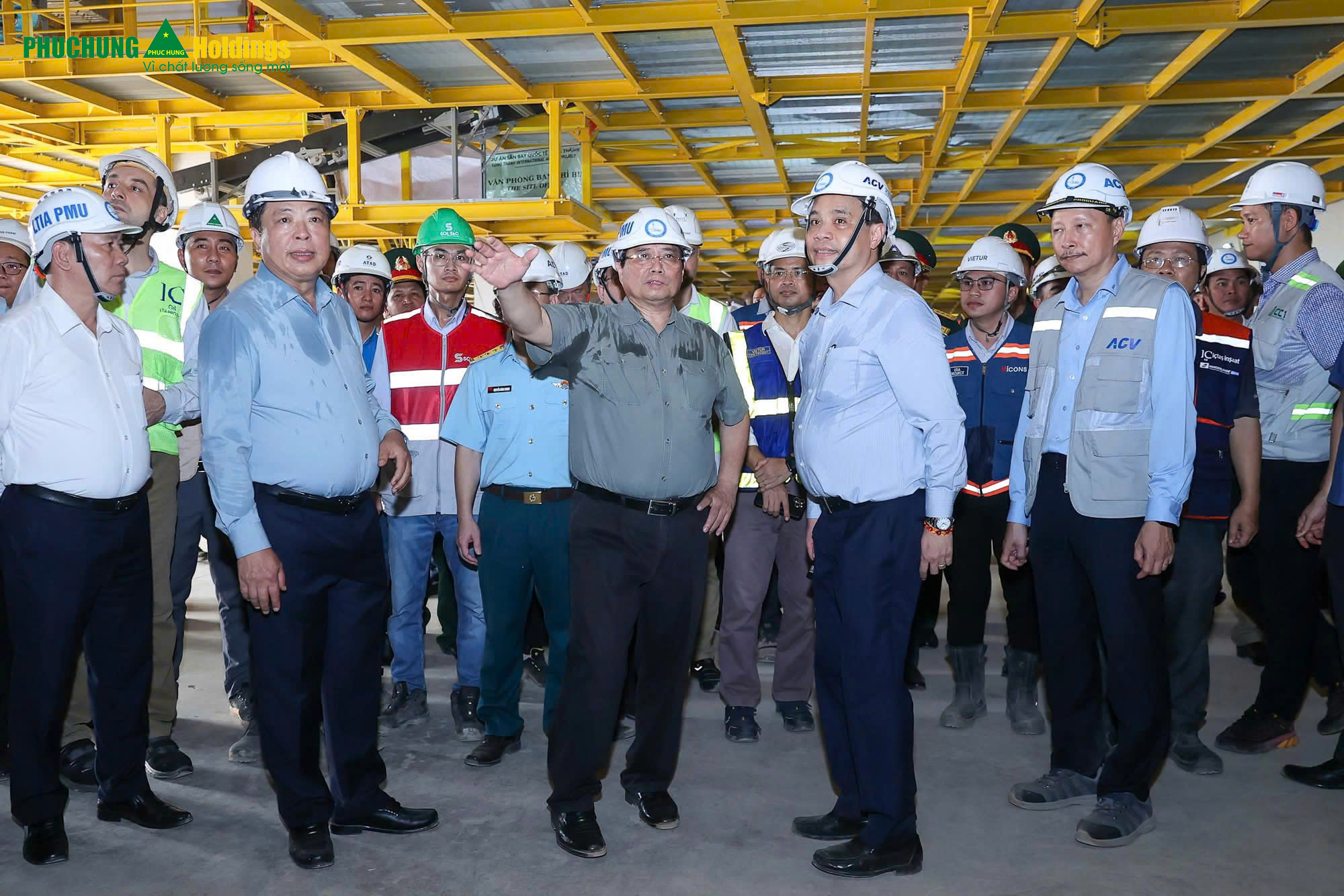 THỦ TƯỚNG CHÍNH PHỦ KIỂM TRA TIẾN ĐỘ THI CÔNG DỰ ÁN CẢNG HÀNG KHÔNG QUỐC TẾ LONG THÀNH