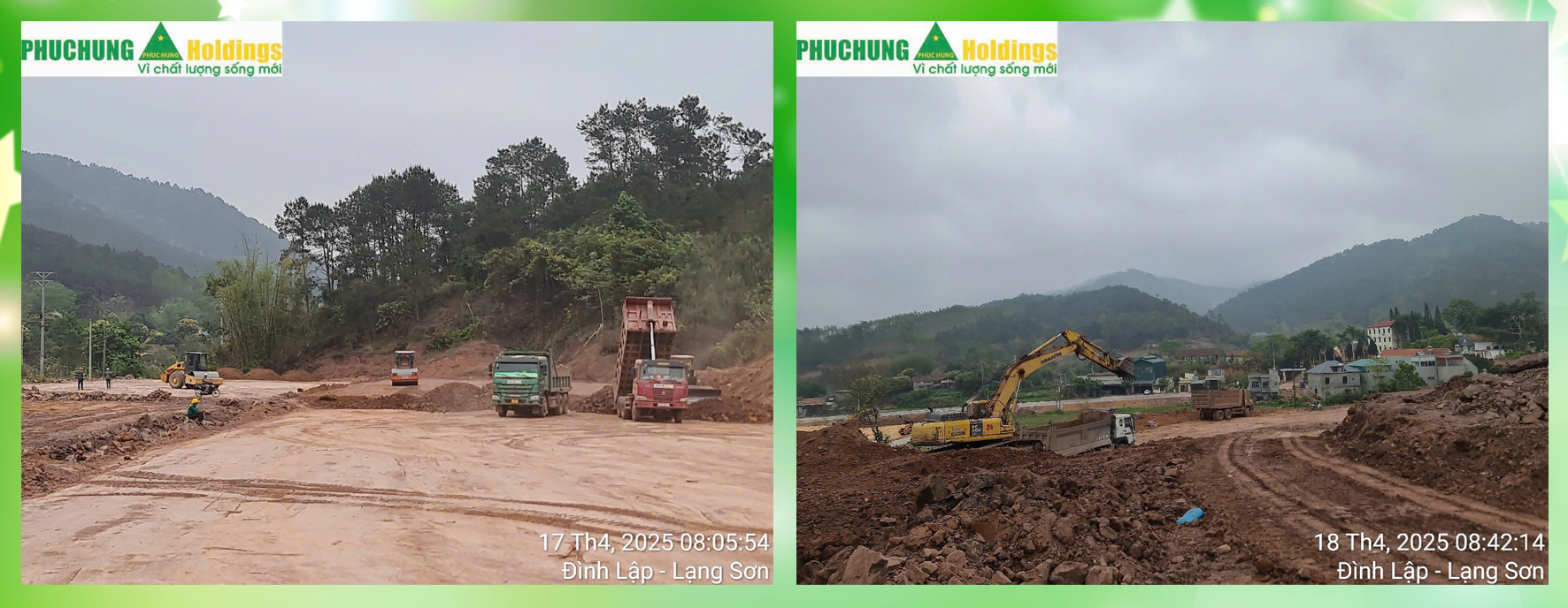 PHỤC HƯNG HOLDINGS ĐẨY NHANH TIẾN ĐỘ THI CÔNG DỰ ÁN CỤM CÔNG NGHIỆP ĐÌNH LẬP