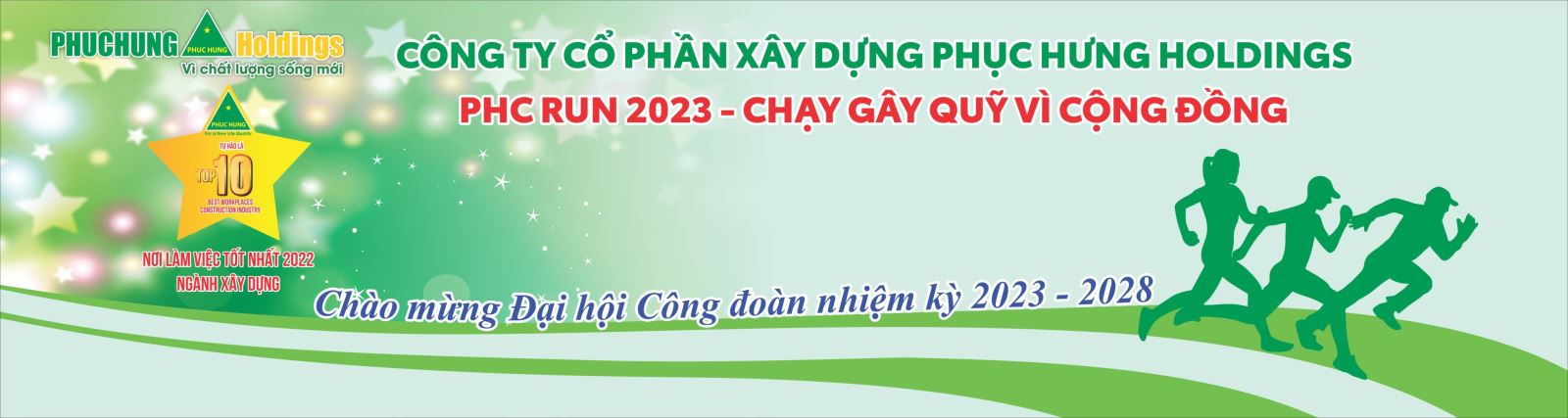 Phục Hưng Holdings phát động phong trào chạy gây quỹ vì cộng đồng, thi đua chào mừng Đại hội công đoàn các cấp nhiệm kỳ 2023-2028 và hướng tới kỷ niệm 22 năm thành lập Công ty