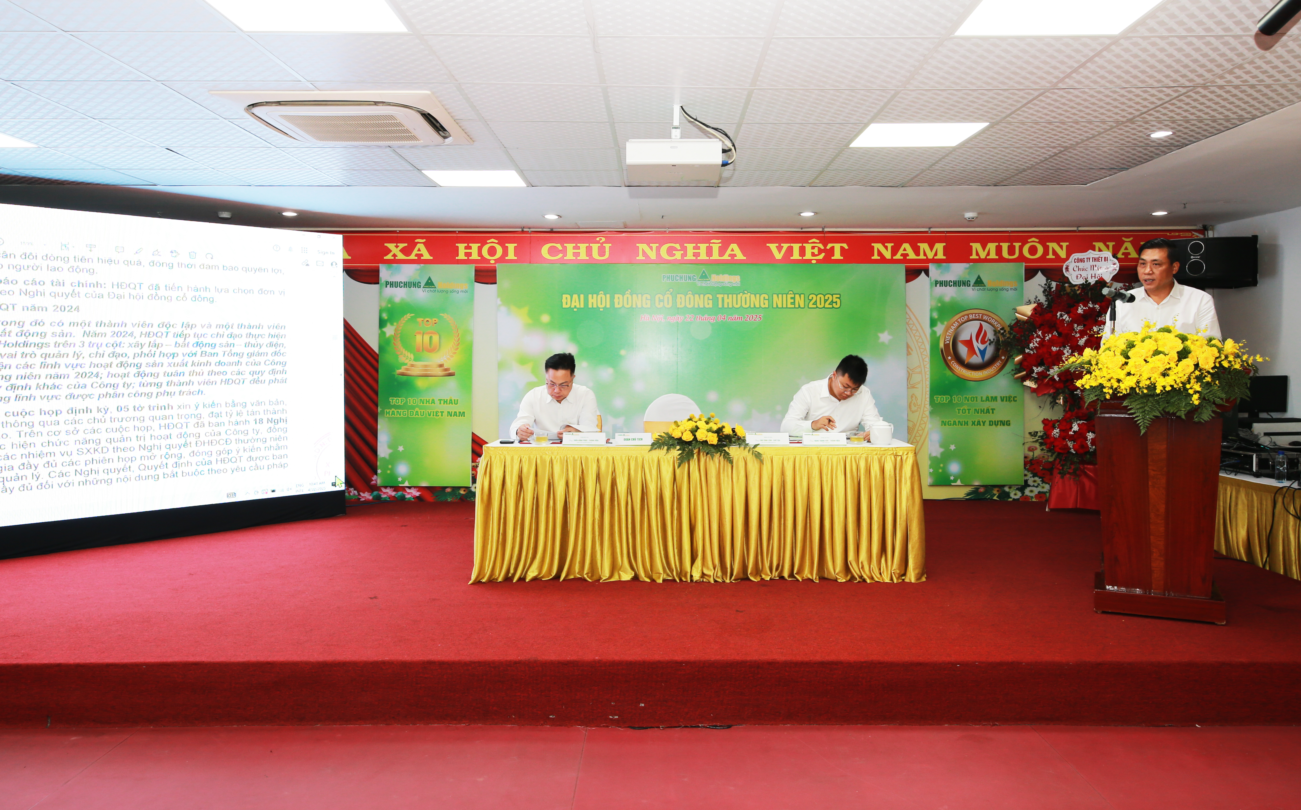 PHỤC HƯNG HOLDINGS TỔ CHỨC ĐẠI HỘI ĐỒNG CỔ ĐÔNG THƯỜNG NIÊN 2025