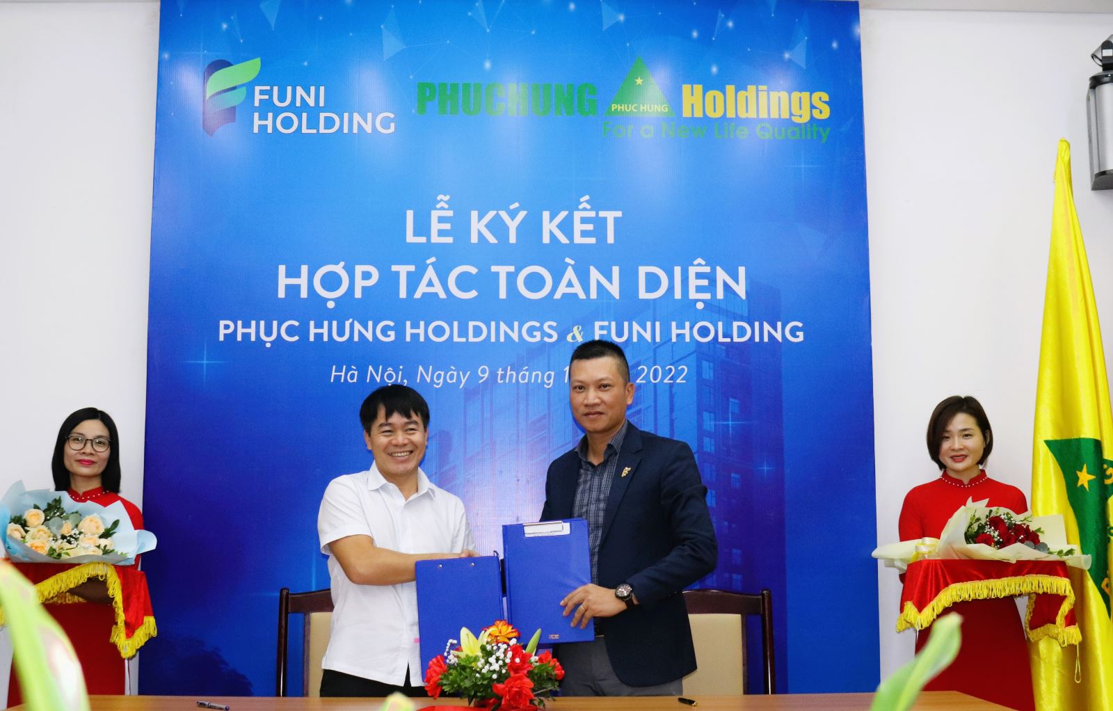 LỄ KÝ KẾT HỢP TÁC TOÀN DIỆN GIỮA PHỤC HƯNG HOLDINGS & FUNI HOLDING