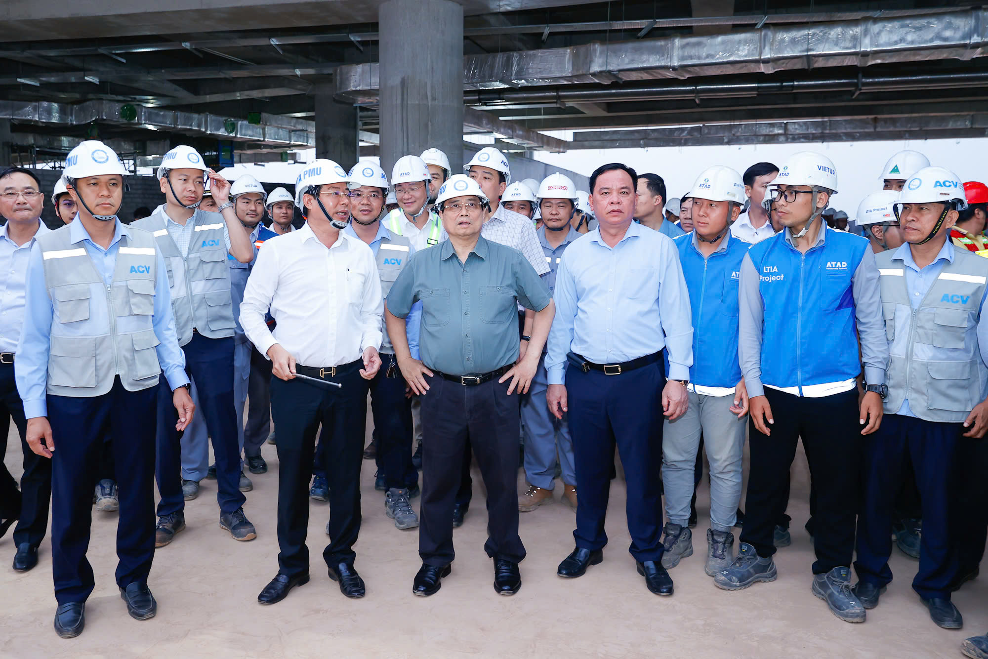 THỦ TƯỚNG PHẠM MINH CHÍNH KIỂM TRA TIẾN ĐỘ DỰ ÁN SÂN BAY LONG THÀNH LẦN THỨ 7