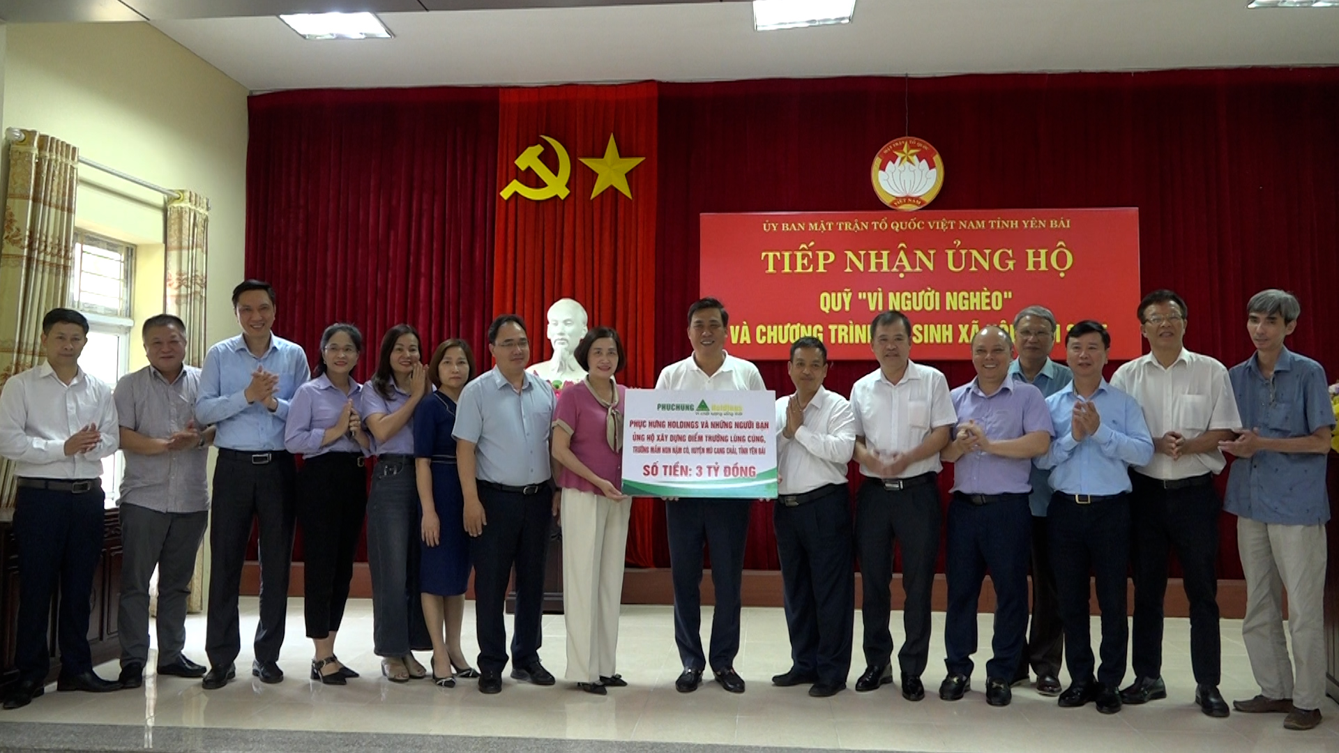 PHỤC HƯNG HOLDINGS CÙNG NHỮNG NGƯỜI BẠN TRAO TẶNG 3 TỶ ĐỒNG XÂY DỰNG ĐIỂM TRƯỜNG LÙNG CÚNG, XÃ NẬM CÓ, HUYỆN MÙ CANG CHẢI, TỈNH YÊN BÁI