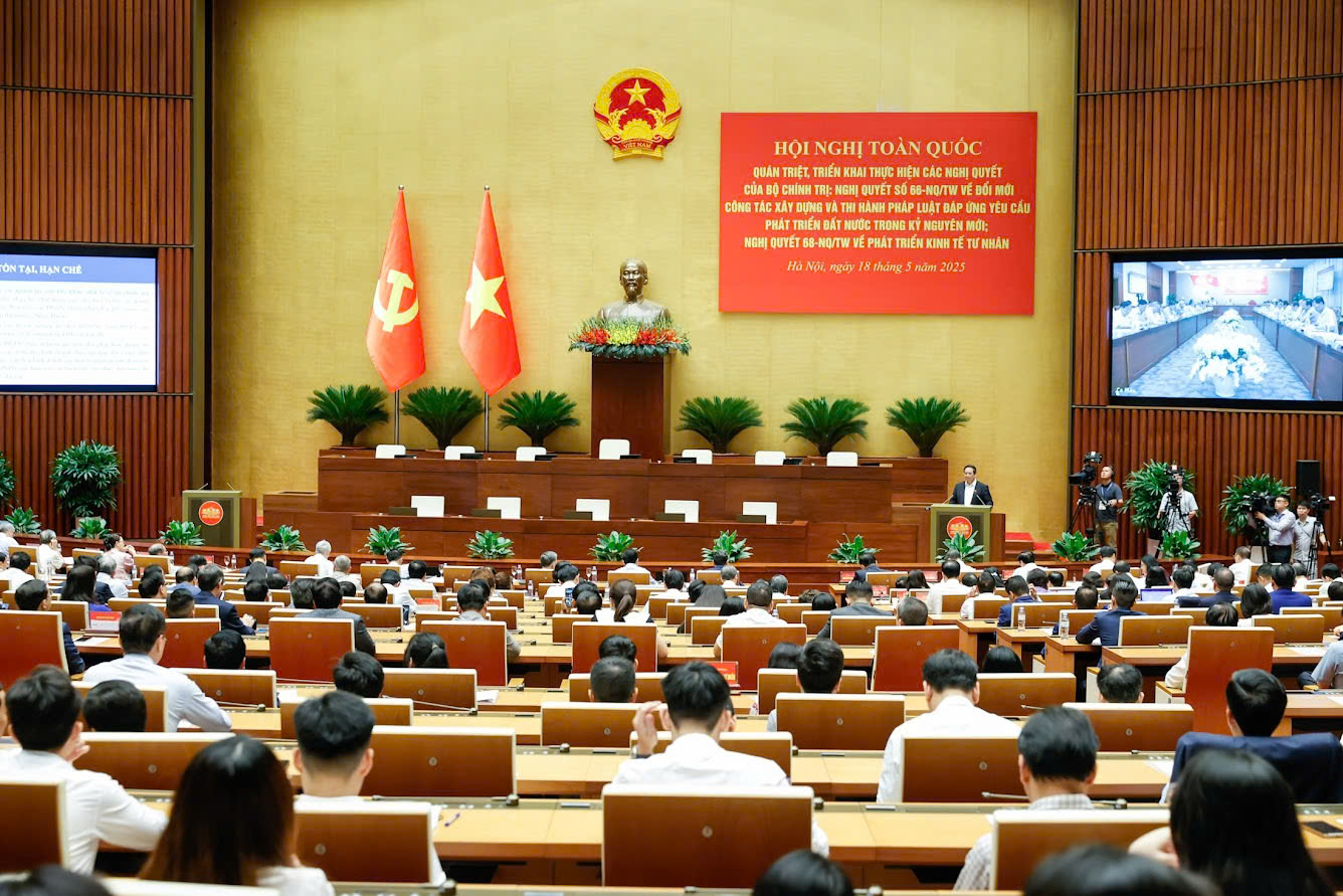 PHỤC HƯNG HOLDINGS THAM DỰ HỘI NGHỊ TOÀN QUỐC TRIỂN KHAI NGHỊ QUYẾT CỦA BỘ CHÍNH TRỊ VỀ PHÁP LUẬT VÀ PHÁT TRIỂN KINH TẾ TƯ NHÂN