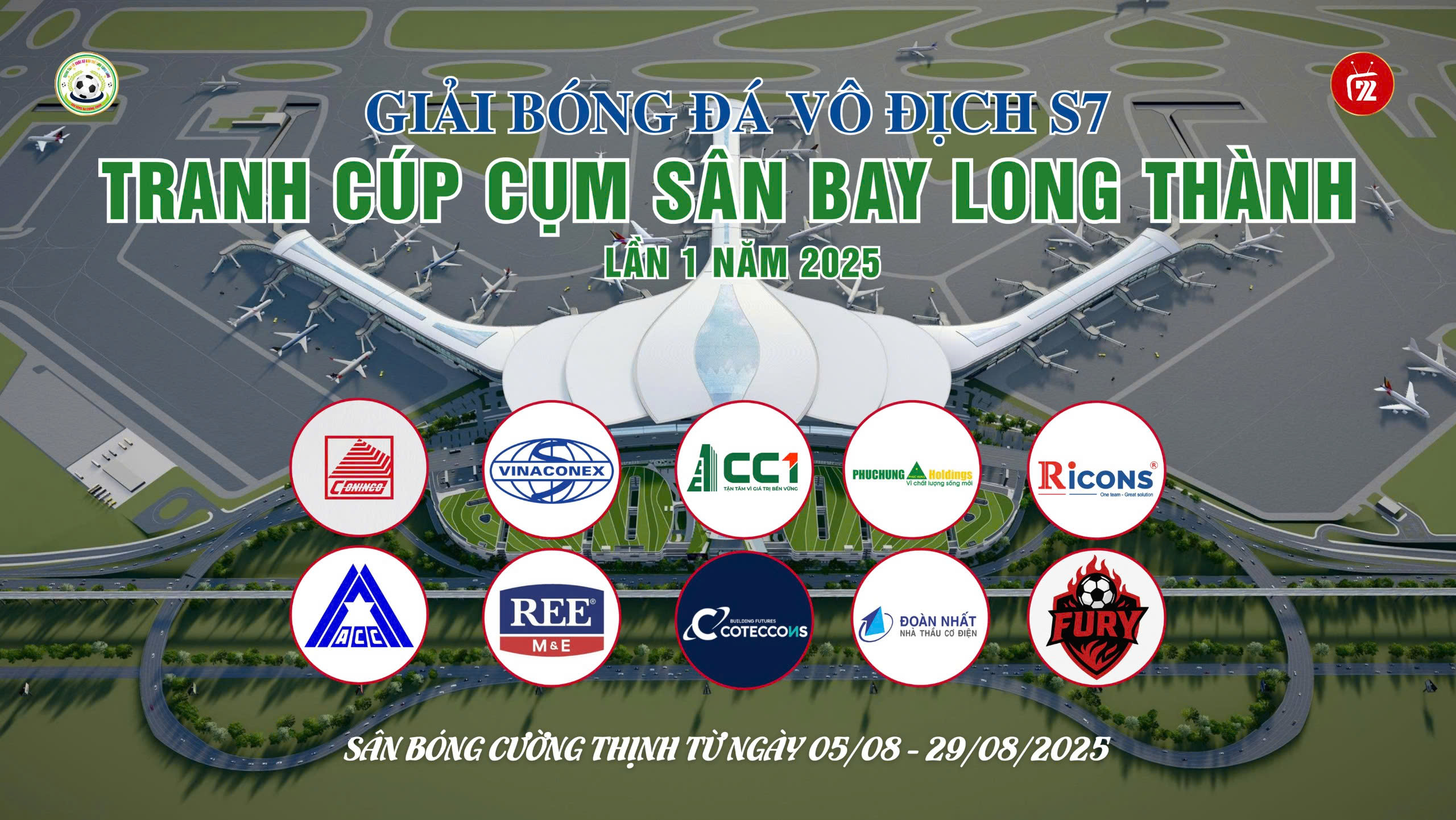 GIẢI BÓNG ĐÁ VÔ ĐỊCH S7 – CÚP CỤM SÂN BAY LONG THÀNH LẦN I: PHỤC HƯNG HOLDINGS TOẢ SÁNG VÒNG BẢNG