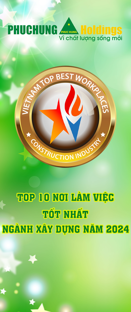 Top 10 Nơi làm việc tốt nhất 2024 ngành xây dựng baner right