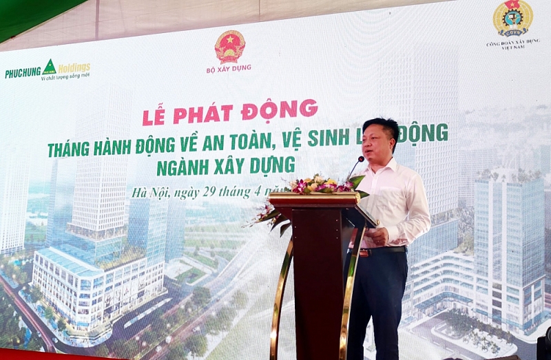 Lễ phát động Tháng hành động về an toàn vệ sinh lao động ngành Xây dựng năm 2022