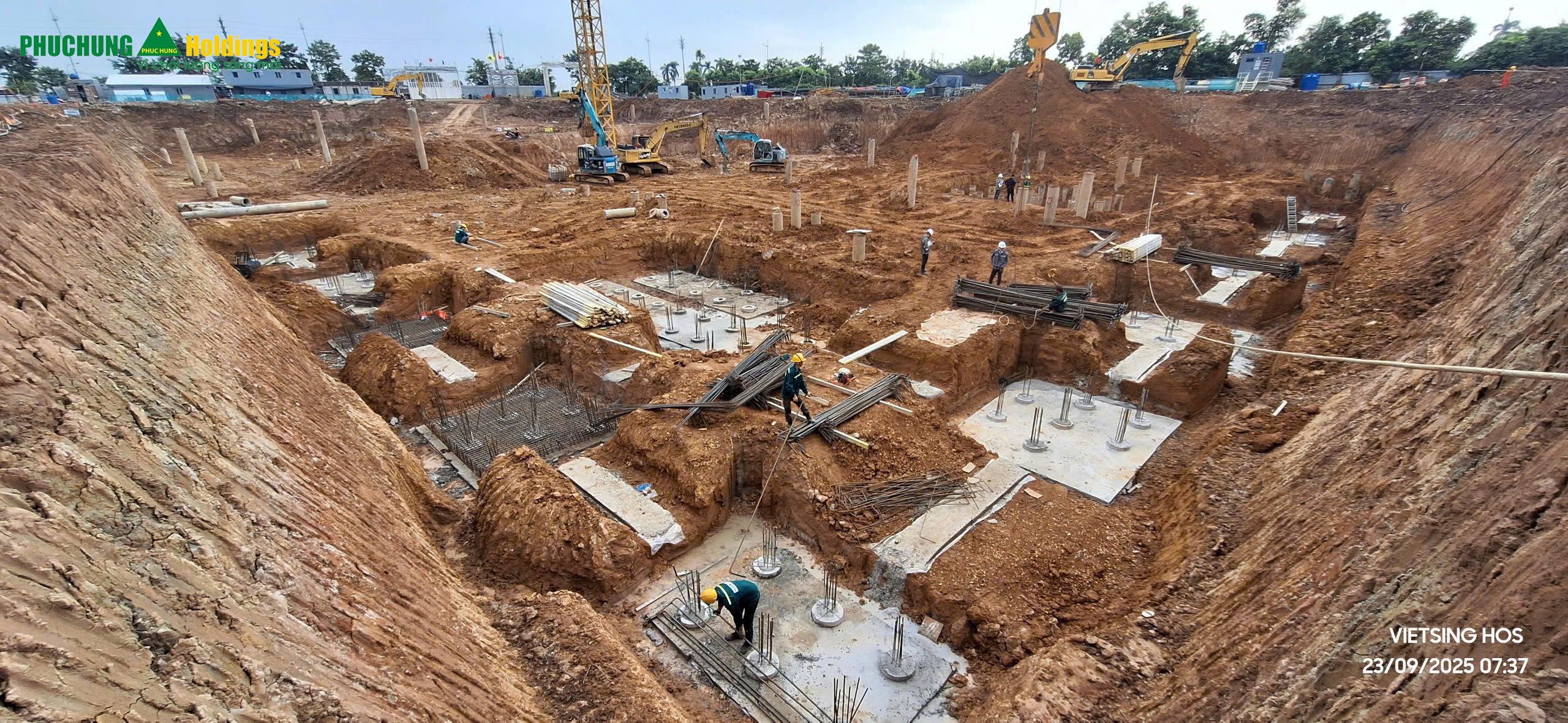 CẬP NHẬT TIẾN ĐỘ THI CÔNG DỰ ÁN BỆNH VIỆN ĐA KHOA QUỐC TẾ VIETSING – THÁNG 9/2025