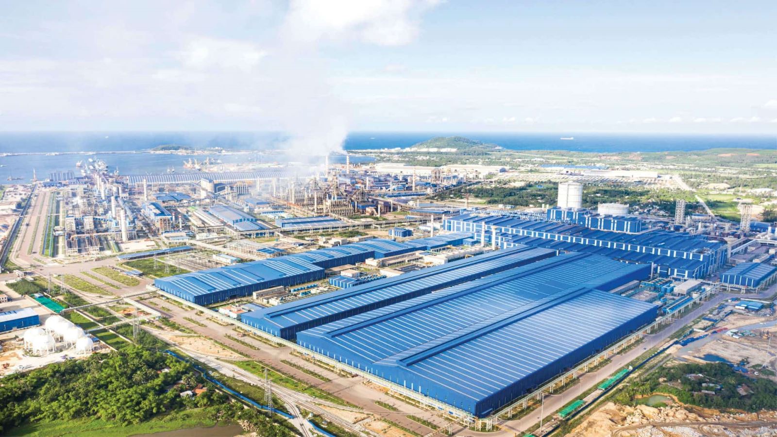 Khu liên hợp sản xuất gang thép Hòa Phát Dung Quất 2