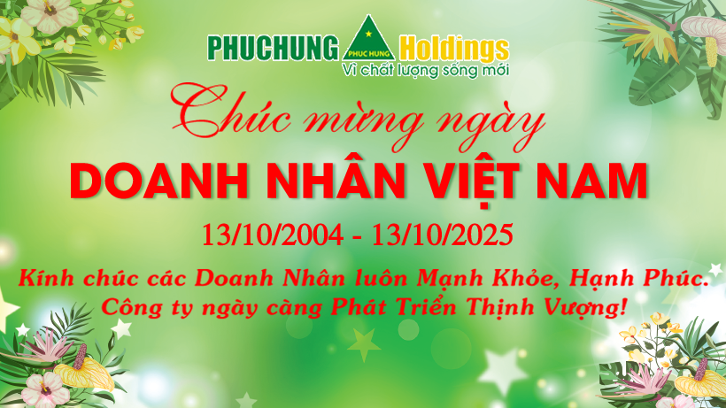 PHỤC HƯNG HOLDINGS CHÚC MỪNG NGÀY DOANH NHÂN VIỆT NAM 13/10/2025