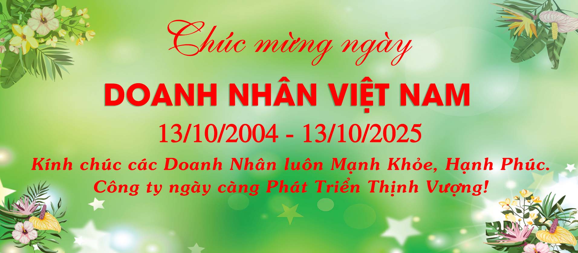 Chúc mừng ngày Doanh nhân Việt Nam 13/10/2025 - Trang chủ mặc định