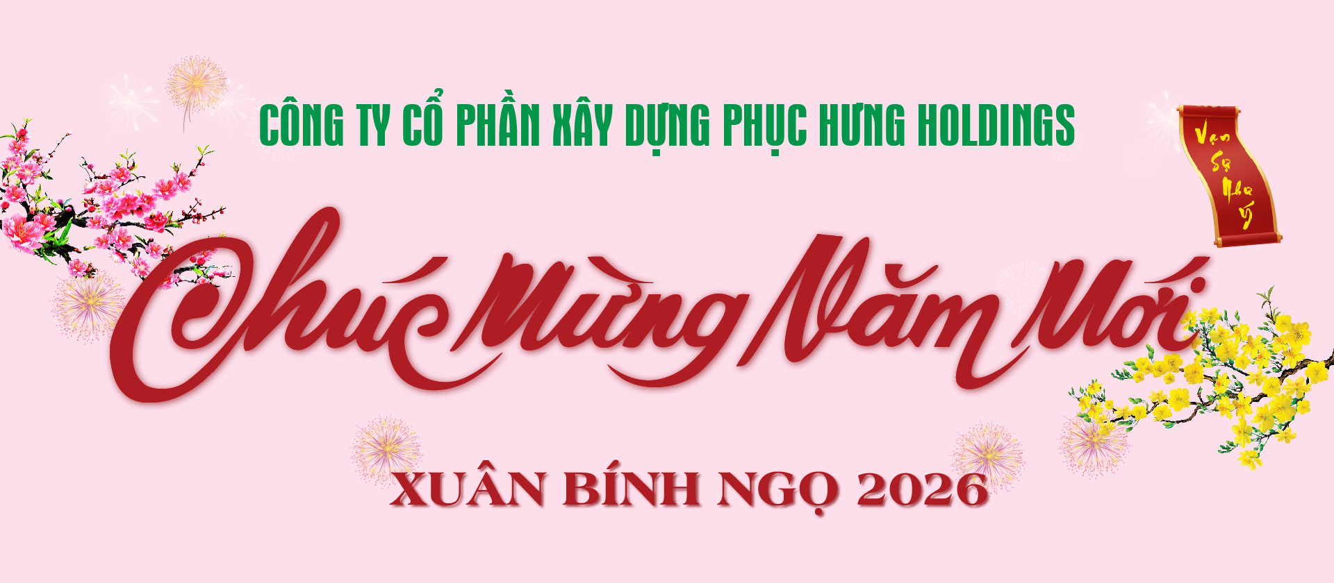 PHỤC HƯNG HOLDINGS CHÚC MỪNG NĂM MỚI BÍNH NGỌ 2026