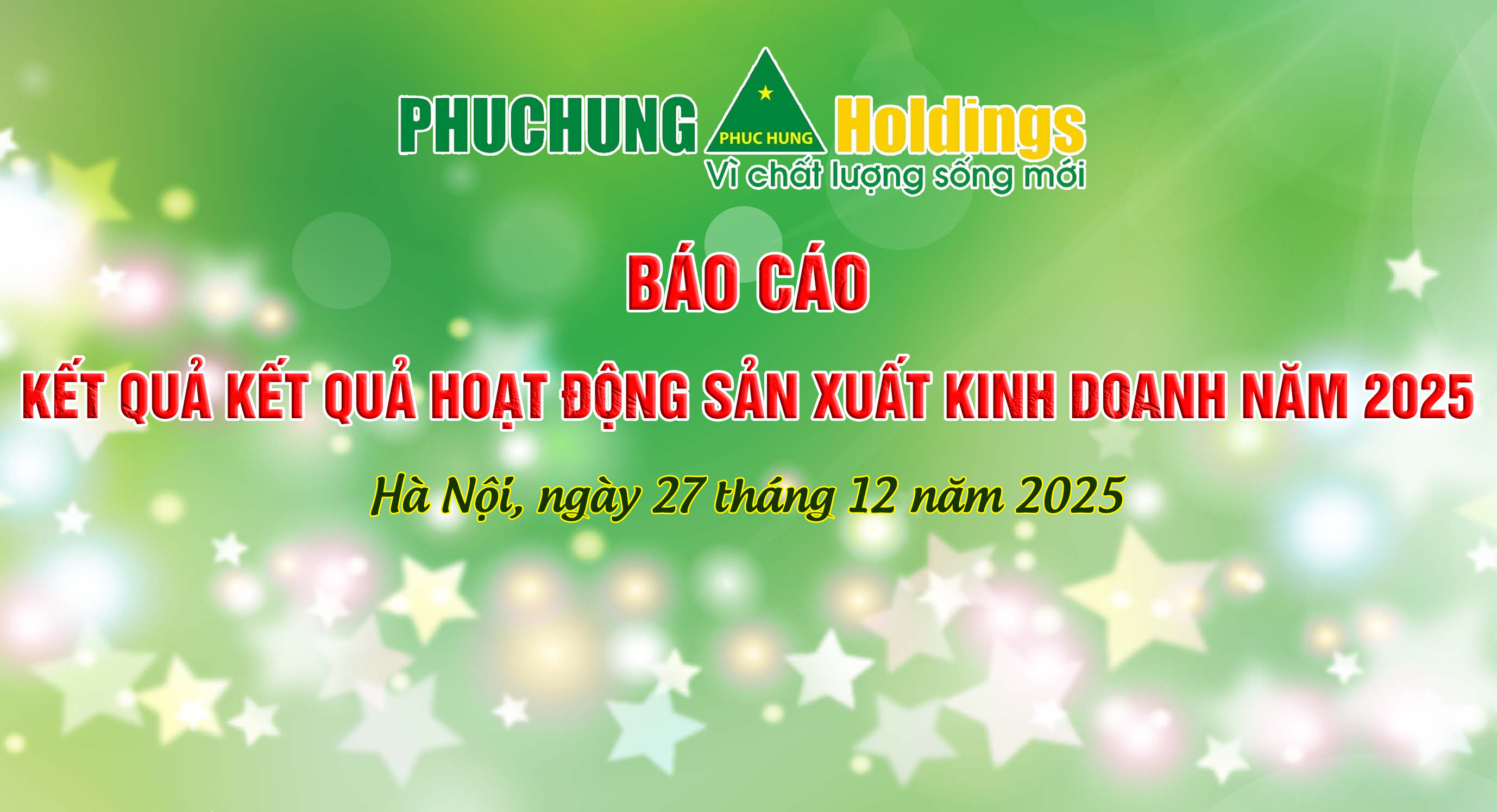 TỔNG KẾT HOẠT ĐỘNG NĂM 2025 PHC