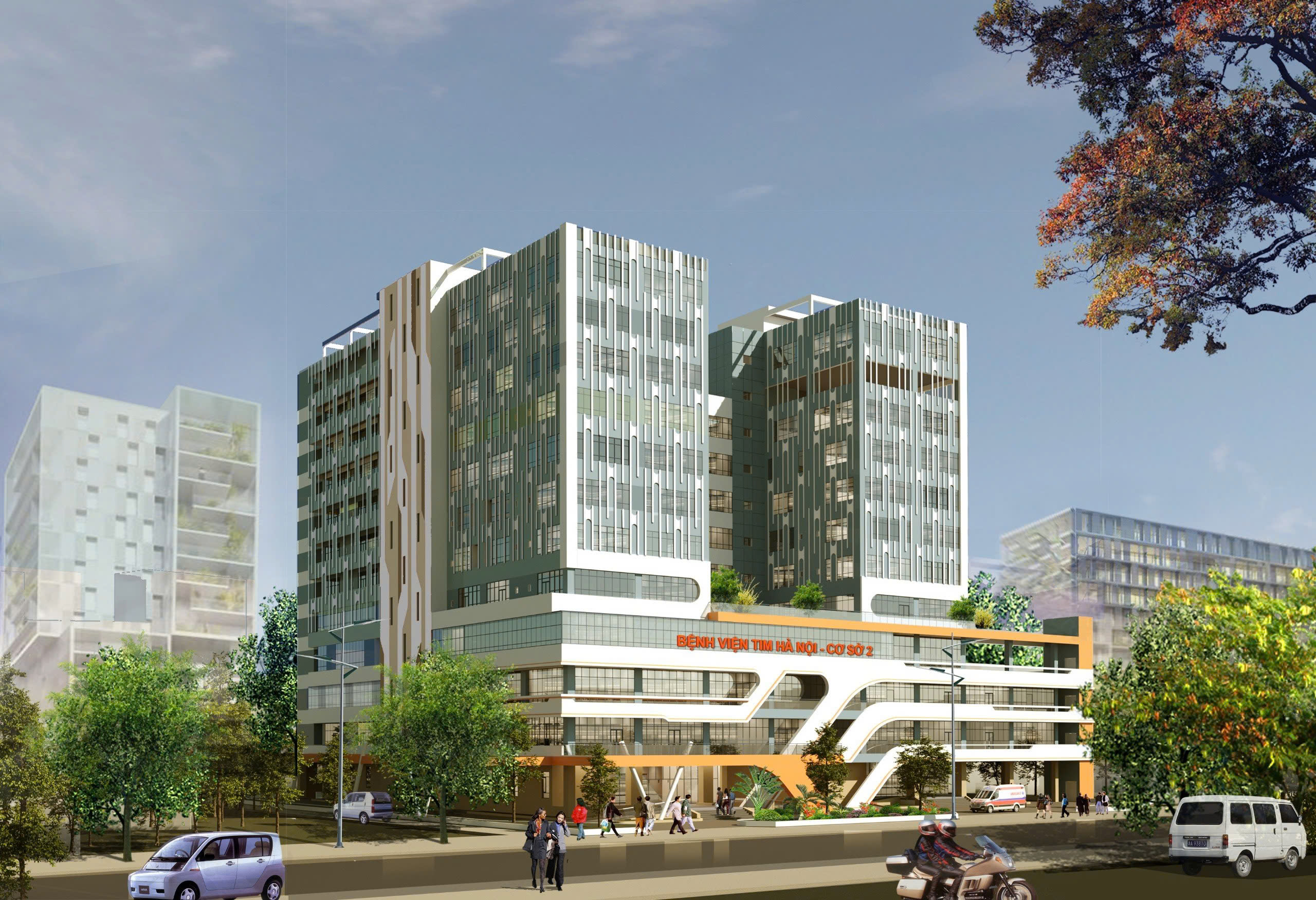 TIẾN ĐỘ CÔNG TRÌNH BỆNH VIỆN TIM HÀ NỘI CƠ SỞ 2 03/03/2025