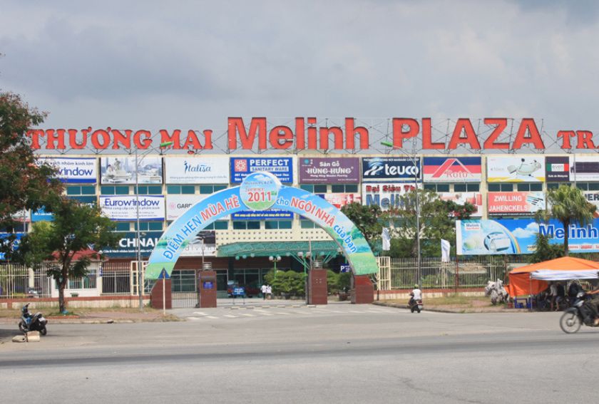 Trung tâm thương mại vật liệu xây dựng và trang thiết bị nội thất Mê Linh Plaza - Hà Nội