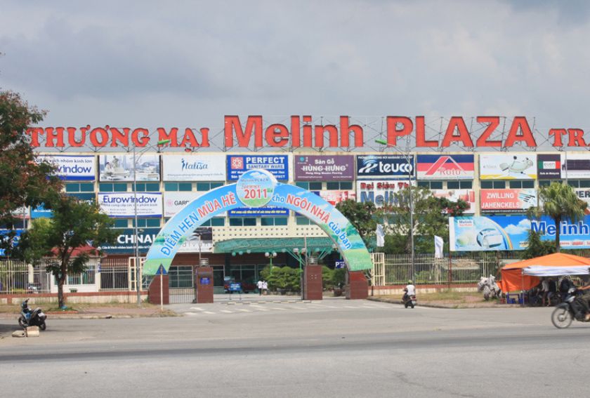 Trung tâm thương mại vật liệu xây dựng và trang thiết bị nội thất Mê Linh Plaza - Hà Nội