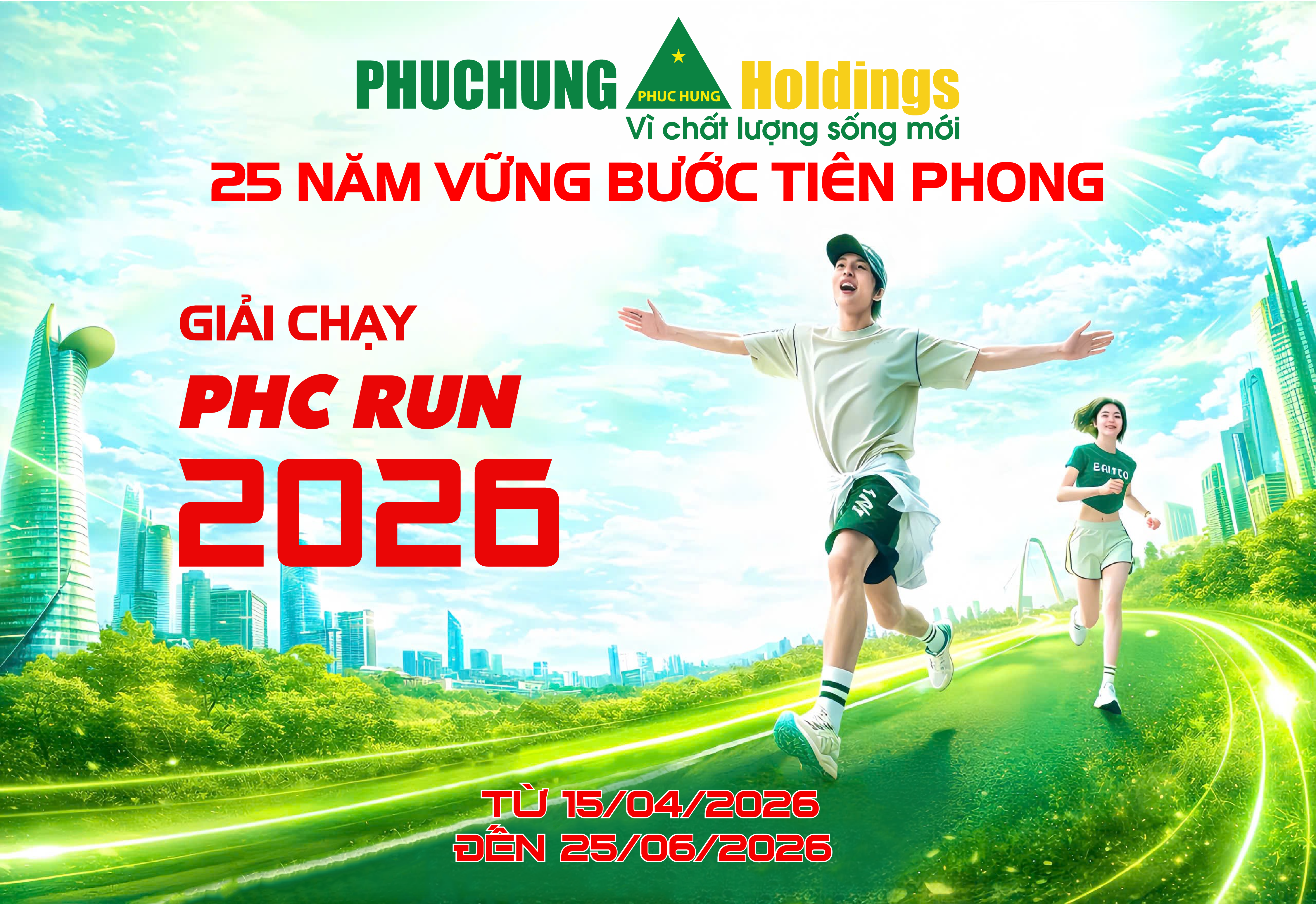 PHC RUN 2026 – 25 NĂM VỮNG BƯỚC TIÊN PHONG