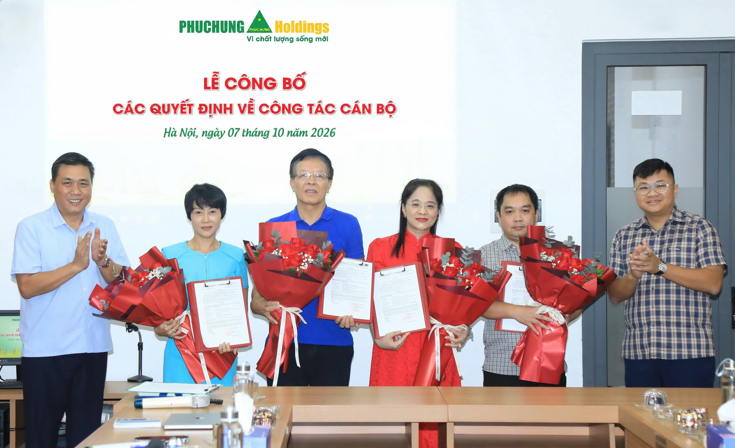 PHỤC HƯNG HOLDINGS BỔ NHIỆM CÁN BỘ QUẢN LÝ