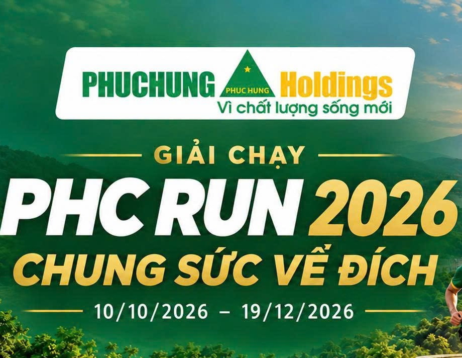 THÔNG BÁO GIẢI CHẠY BỘ THƯỜNG NIÊN “PHC RUN 2026 – CHUNG SỨC VỀ ĐÍCH”