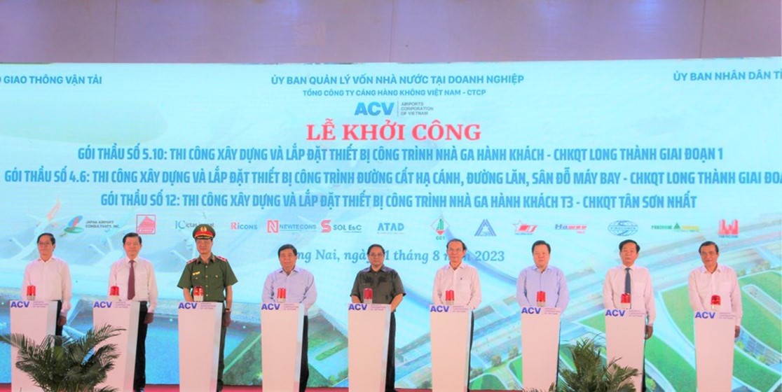 Thủ tướng phát lệnh khởi công Dự án đầu tư xây dựng Cảng Hàng không Quốc tế Long Thành