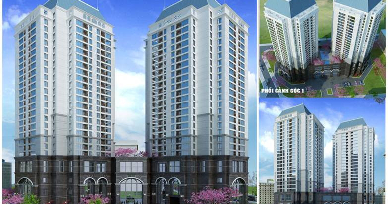Chuẩn bị cất nóc hai tòa tháp 25 tầng thuộc dự án chung cư cao cấp CT2 Trung Văn - Từ Liêm