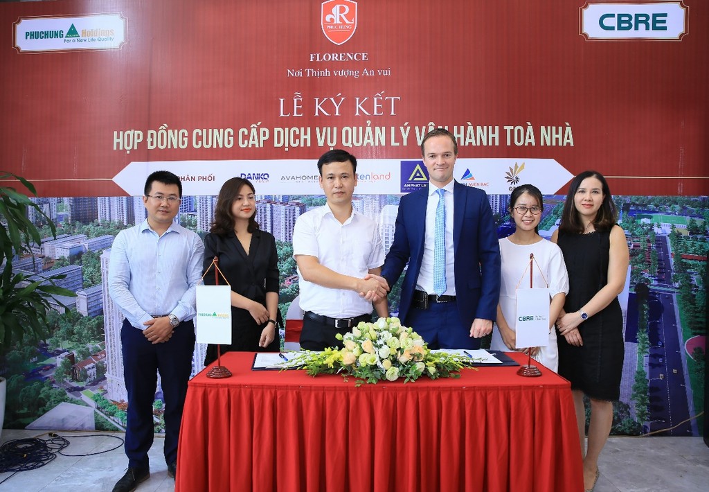CBRE Việt Nam quản lý vận hành dự án chung cư cao cấp Florence Mỹ Đình