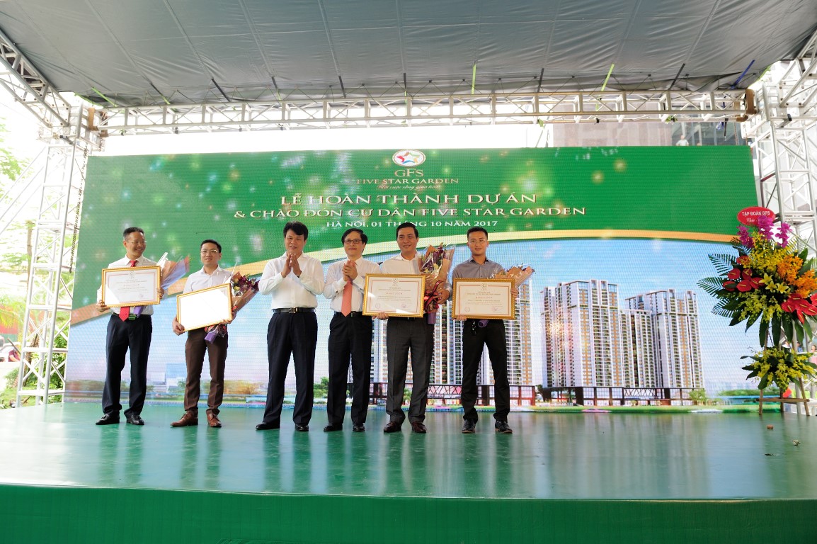 HOÀN THÀNH DỰ ÁN VÀ CHÀO ĐÓN CƯ DÂN FIVE STAR GARDEN