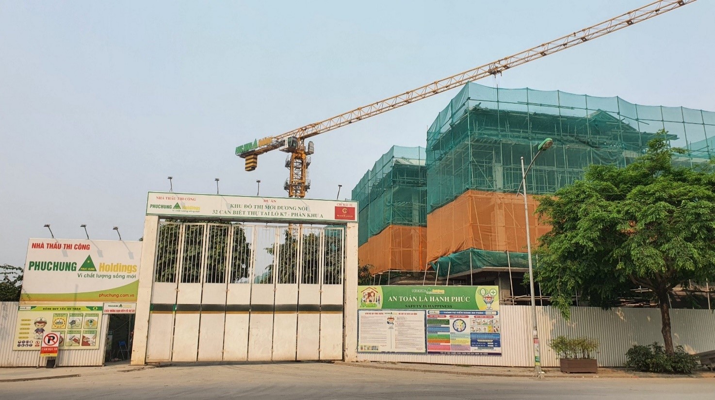 Tổng thể dự án khu Đô thị mới Dương Nội - 32 căn Biệt thự lô K07 – Phân khu A