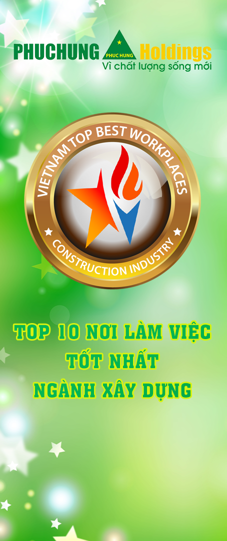 Top 10 Nơi làm việc tốt nhất 2024 ngành xây dựng baner right