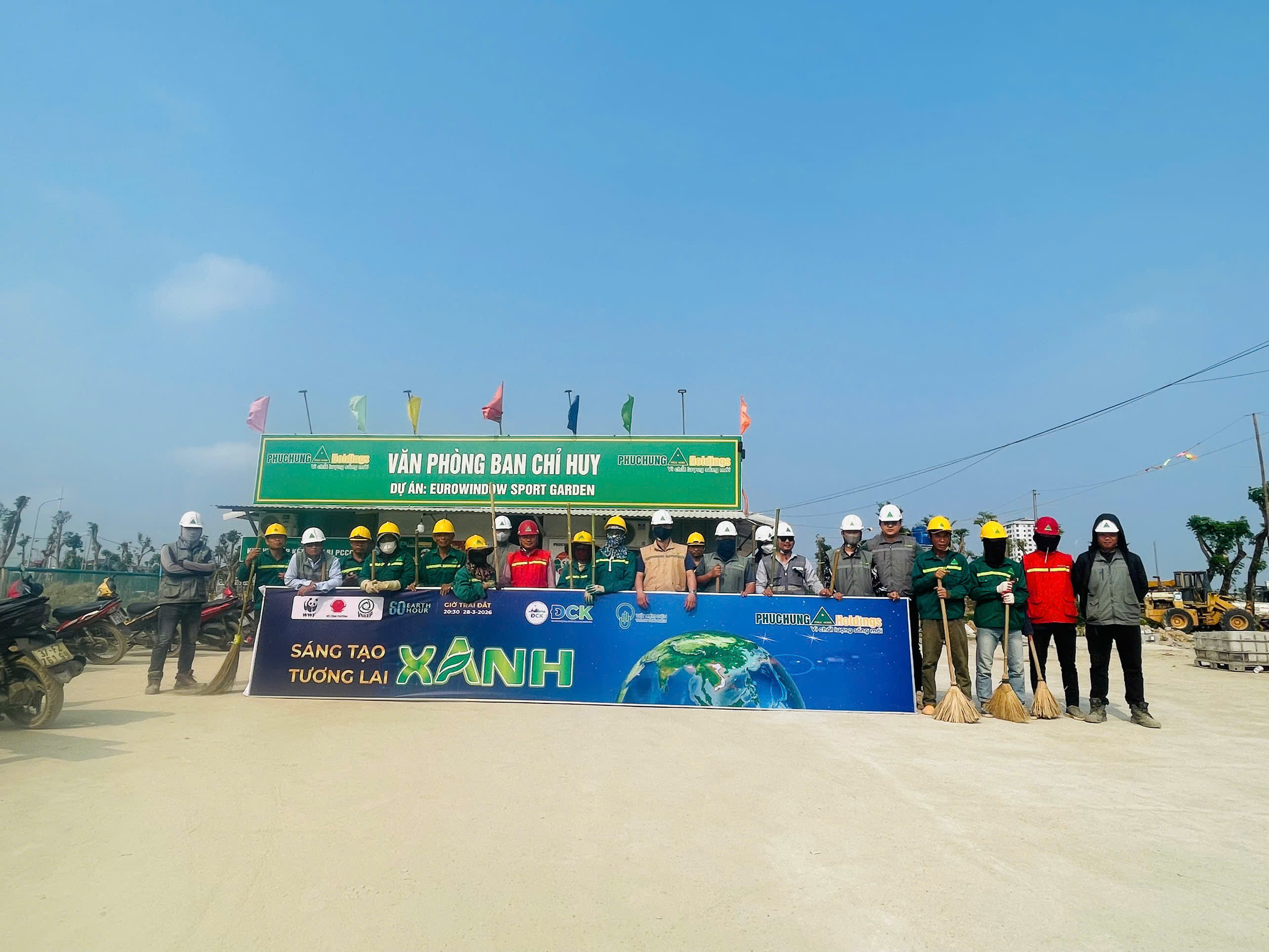 PHỤC HƯNG HOLDINGS LAN TOẢ HÀNH ĐỘNG XANH HƯỞNG ỨNG CHIẾN DỊCH GIỜ TRÁI ĐẤT 2026