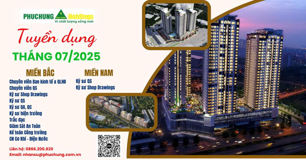 BẢN TIN TUYỂN DỤNG THÁNG 7