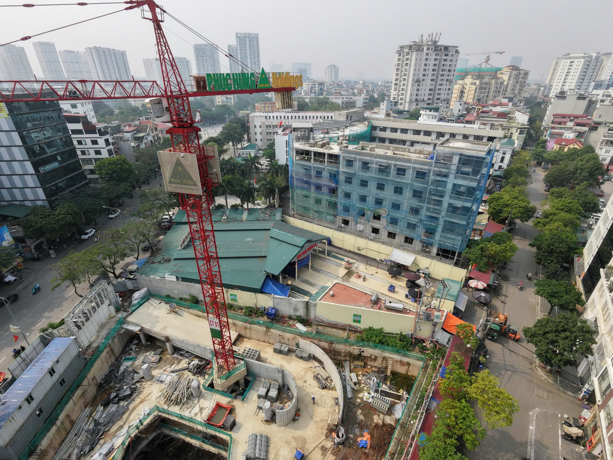 PHỤC HƯNG HOLDINGS KHÓA NỀN HẦM B3 CÔNG TRÌNH CHỢ, TRUNG TÂM THƯƠNG MẠI, SIÊU THỊ, VĂN PHÒNG CHO THUÊ XUÂN LA, TÂY HỒ, HÀ NỘI